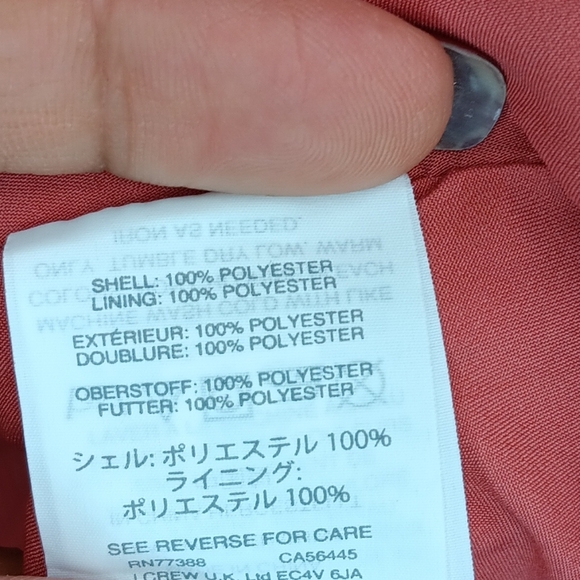 MADEWELL Coral Faux Wrap Posey Cactus Floral Mini Ruffle Dress Fully Lined SZ 4 - Picture 8 of 8